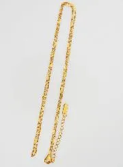 Goudkleurig Collier met Fantasie Gourmet Schakels - 60cm