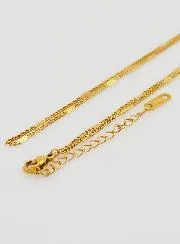 Goudkleurig Collier met Fantasie Gourmet Schakels - 60cm