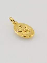 Medaillon met Gedraaide Rand 15mm - Onze-Lieve-Vrouw van La Salette