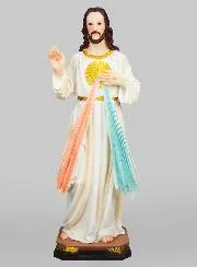 Beeld Barmhartige Jezus Christus - 45cm