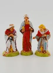 Kerststal Figuren de Drie Koningen - 6cm