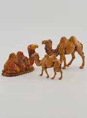 Kerststalfiguren Kamelenfamilie - 6cm