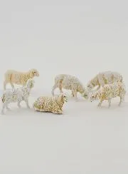 Kerststalfiguren Kudde Schapen - 3cm