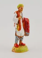 Kerststal Figuur Textielhandelaar - 6 cm