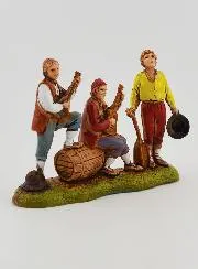 Kerststal Figuren Muzikanten - 6 cm