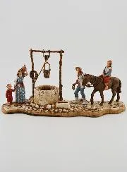Kerststal Beeld Bij de Put – 6 cm
