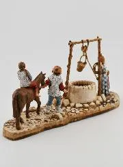 Kerststal Beeld Bij de Put – 6 cm