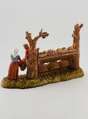 Kerststal Beeld Groenteboer en zijn Kraam - 6 cm