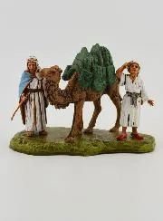 Kerststal Beeld Kameeldrijvers - 6cm