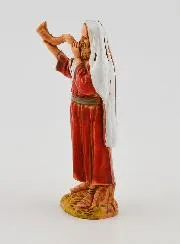 Kerststal Beeld Muzikant Sjofarblazer - 6 cm