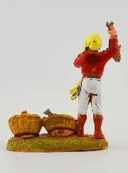 Kerststal Figuur Visverkoper - 6cm