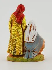 Kerststal Beeld Vrouwen met Amfoor en Wasgoed - 6cm