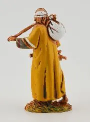 Kerststal Beeld Reiziger Houtverzamelaar - 6cm