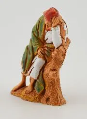 Kerststal Beeld Slapende Herder - 6cm