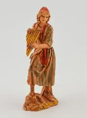 Kerststal Beeld Panfluitspeler - 6cm