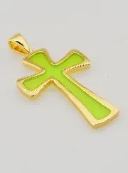 Hanger Kruis 4cm - Groen