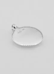 Zilveren Hanger Beschermengel en Duif - 12mm