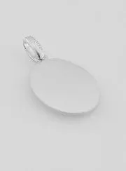 Zilveren Hanger Onze-Lieve-Vrouw van Fatima - 15mm