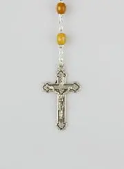Rozenkrans van Olijf Hout en Lourdes Water