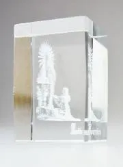 Icoon Onze-Lieve-Vrouw van Lourdes Laser Gravure