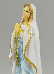 Beeldje Onze Lieve Vrouw van Lourdes - 13 cm