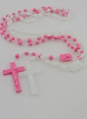 Set Rozenkransen Wit en Roze