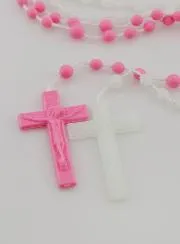 Set Rozenkransen Wit en Roze