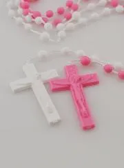 Set Rozenkransen Roze en Lichtgevend