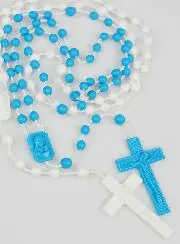 1 Rozenkrans Wit + 1 Rozenkrans Blauw