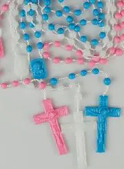 Rozenkrans per 3 Stuks : Lichtgevend Roze Blauw