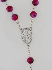 Trendy Rozenkrans Parelmoer Strass Roze
