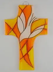 Kruisbeeld Glas