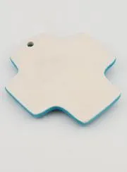 Kruis Keramiek Christus Blauw