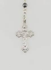 Rozenkrans Zwart Ketting van Lourdes