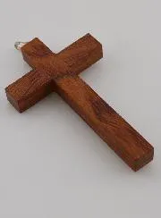 Communiekruis Hout met Christus Modern