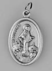 Religieuze Medaille Onze Lieve Vrouw van Medjugorje Zilverkleurig