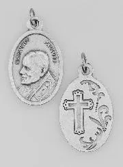 Hanger Gezegende Johannes Paulus II Zilverkleurig