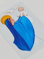 Doopkaart - Toewijding aan Maria