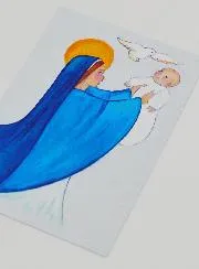 Doopkaart - Toewijding aan Maria