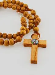 Rozenkrans Collier Modieus Trendy Hout