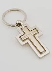 Sleutelhanger Kruis Lourdes