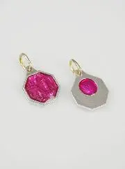 Hanger Maria van Lourdes 12mm - Roze