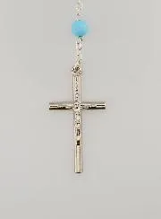 Rozenkrans Glaskralen Blauw