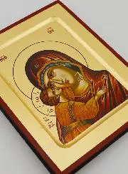 Ikoon Maria met Kind - Moeder Gods van de Liefde - 20 cm