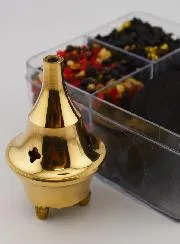Wierook-Pakket met Wierook + Kooltjes + Wierookbrander
