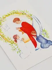 Communiekaart Eerste Communie Meisje