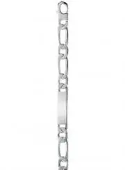 Figaro Armband Zilver 21cm - Schakels 7mm