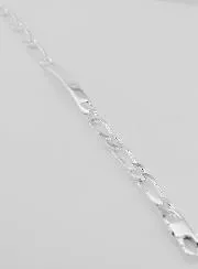 Figaro Armband Zilver 21cm - Schakels 7mm