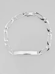 Armband Echt Zilver 18cm - Figaro Schakels 5mm
