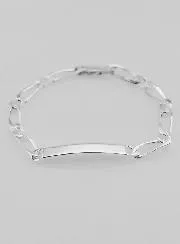 Armband Echt Zilver 18cm - Figaro Schakels 5mm